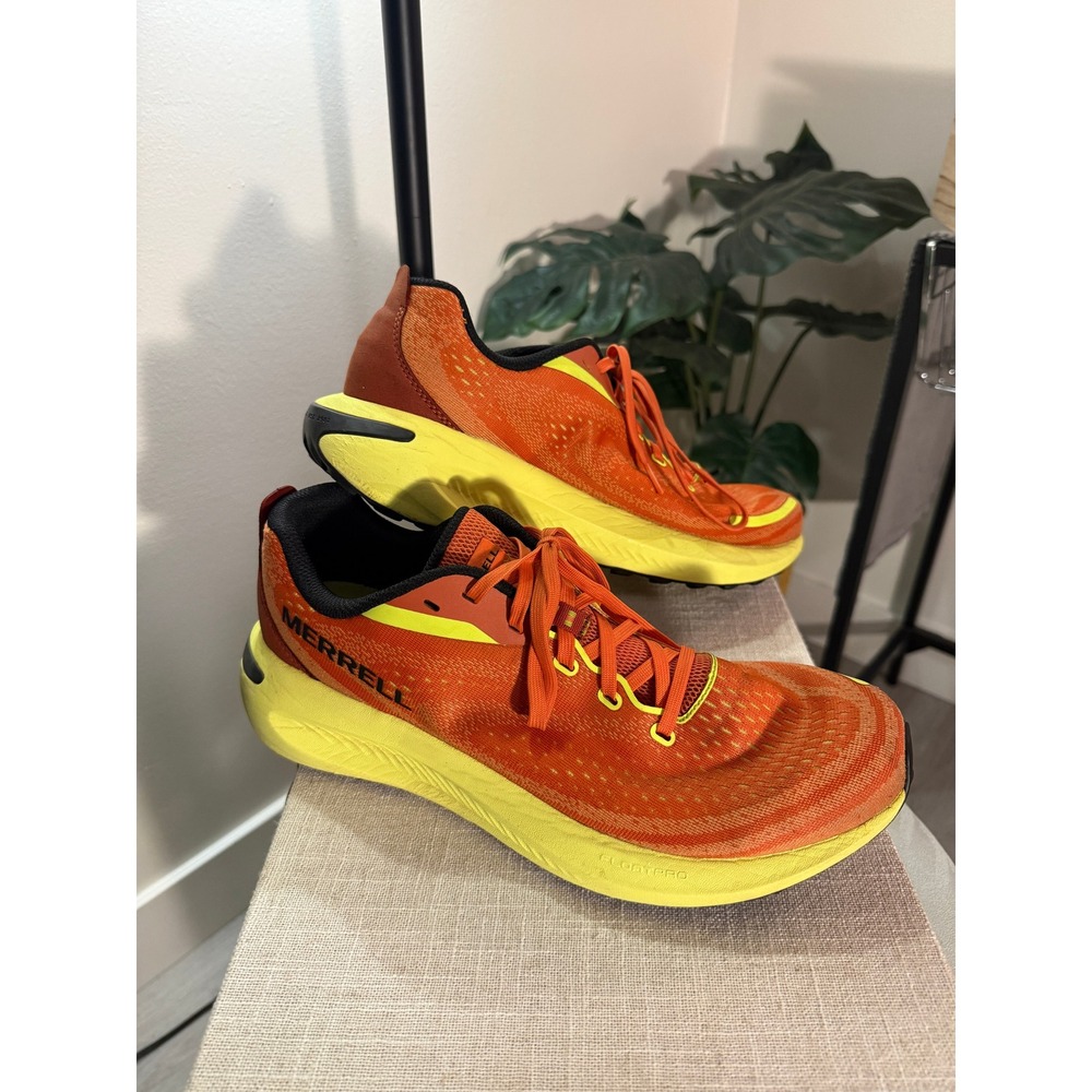 Merrell men’s trainer morphlite runner orange‎ athletic shoe bright colorway 11